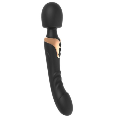 Wand dildo Duzio 10 vibrations noir | Nedgy