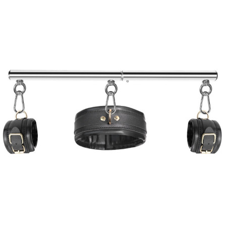 Kit bondage barre collier menottes Simply Dom | Nedgy