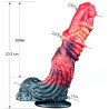 Gode nervuré Dryz 19 x 5 cm silicone | Nedgy