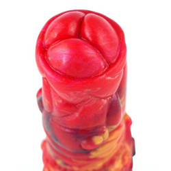 Gode nervuré Dryz 19 x 5 cm silicone | Nedgy