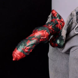 Gode monster Caliorix 20,5 cm noir et rouge | Nedgy