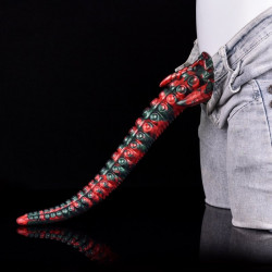 Gode long Doturix 40 cm noir et rouge | Nedgy