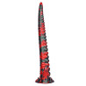 Gode long Doturix 40 cm noir et rouge | Nedgy