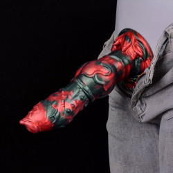 Gode fantasy Florix 20 cm noir et rouge | Nedgy
