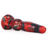 Gode tentacule Gakarix 20 cm noir et rouge | Nedgy