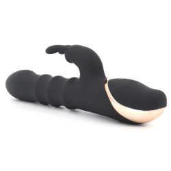 Vibro rabbit Thrusties noir va-et-vient | Nedgy