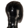Cagoule bâillon latex Ultima Gag noire XL | Nedgy