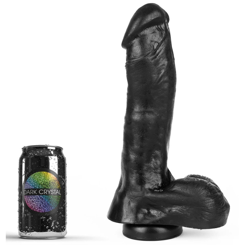 Gode réaliste Luk Dark Crystal ventouse 22 cm | Nedgy