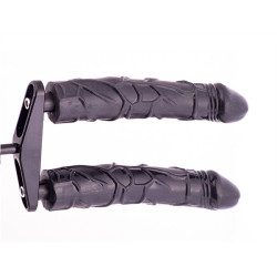 Adaptateur double fuck machine 2 godes | Nedgy