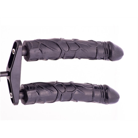 Adaptateur double fuck machine 2 godes | Nedgy