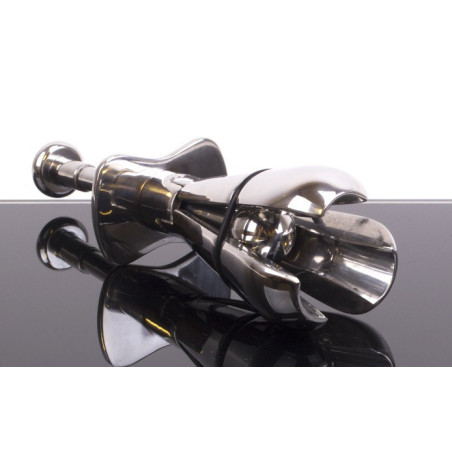 Plug chasteté métal Deluxe Junior cadenas | Nedgy