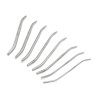 Kit tiges urètre courbées end Curve 8 pièces | Nedgy