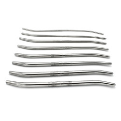 Kit tiges urètre courbées end Curve 8 pièces | Nedgy