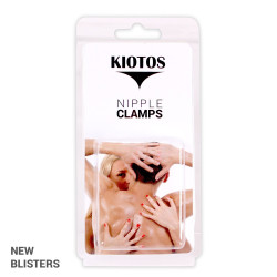 Extenseur tétons métal 8 cm pince Kiotos | Nedgy