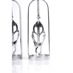 Extenseur tétons métal 8 cm pince Kiotos | Nedgy