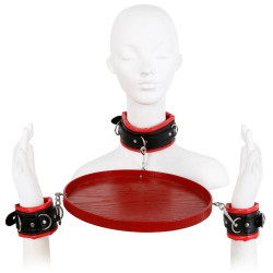 Servant Kit plateau menottes collier BDSM | Nedgy