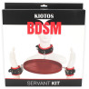 Servant Kit plateau menottes collier BDSM | Nedgy