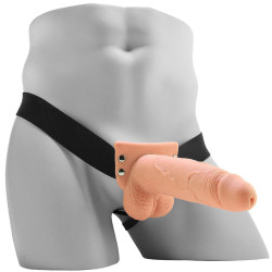 Gode ceinture giclant 17 cm réaliste | Nedgy