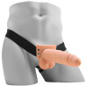 Gode ceinture giclant 17 cm réaliste | Nedgy