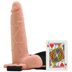 Gode ceinture giclant 17 cm réaliste | Nedgy