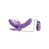 Double gode ceinture vibrant télécommande | Nedgy