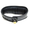 Collier demi-minerve en cuir premium