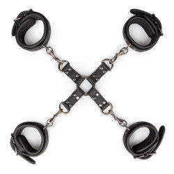Kit 4 menottes croix bondage EasyToys | Nedgy