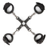 Kit 4 menottes croix bondage EasyToys | Nedgy