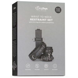 Collier et menottes reliés Restraint Set | Nedgy