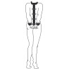 Collier et menottes reliés Restraint Set | Nedgy