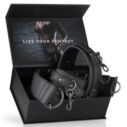 Collier et menottes reliés Restraint Set | Nedgy