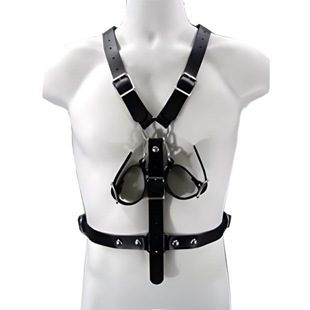 Body Harnais BDSM cuir pour homme