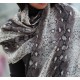 Foulard Snake Skin Gris