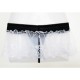 String Jupe dentelle Noir et Blanc