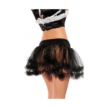Sexy Black Tulle Petticoat