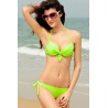 Bikini Push-up Vert Fluo