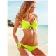 Bikini Push-up Vert Fluo