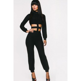 Jumpsuit Manches Longues Noir