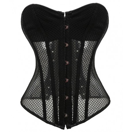 Corset Résille Noir